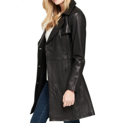 womens-double-breasted-belted-black-leather-coat