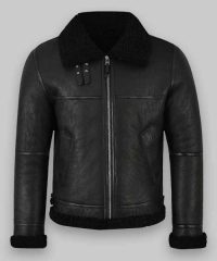 men-raf-style-black-shearling-leather-jacket