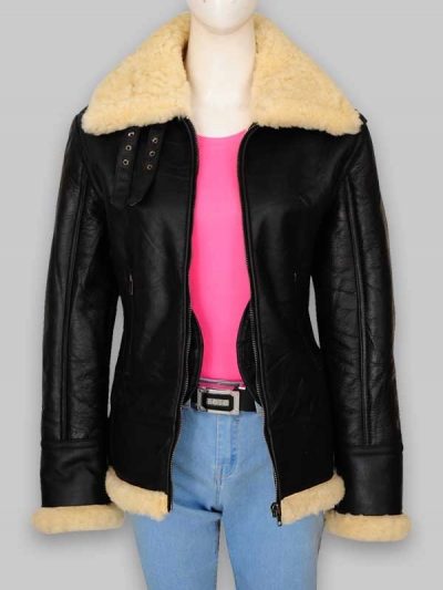 womens-black-shearling-leather-jacket