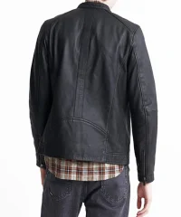 dull-black-leather-biker-jacket