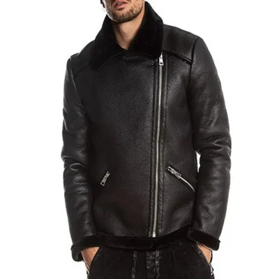 men-ink-black-shearling-leather-jacket