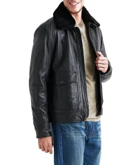 sheriff-fur-collar-leather-jacket
